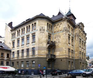 1. Budynek Dniestr lwowska secesja